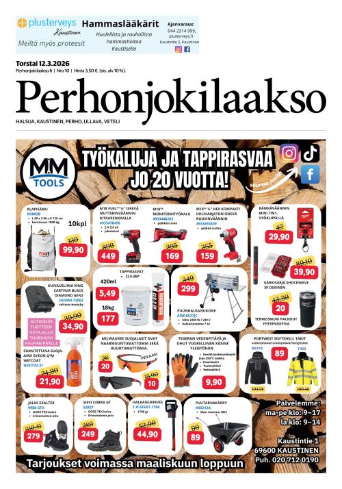 Perhonjokilaakso 12.3.2026