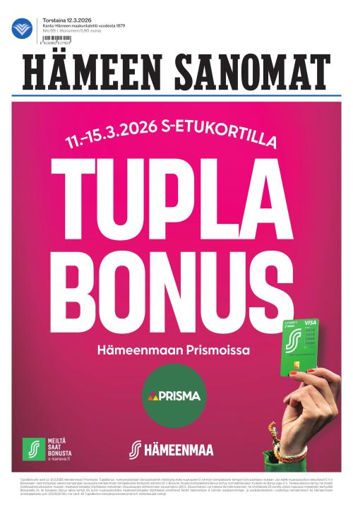 Hämeen Sanomat 12.3.2026