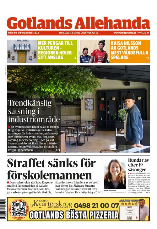 Gotlands Allehanda 12.3.2026