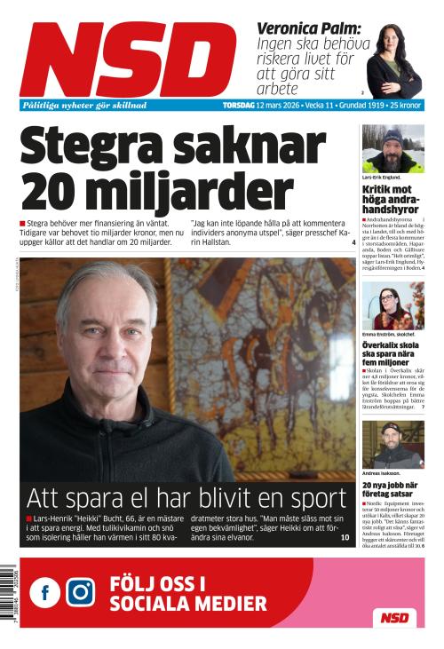 Norrländska Socialdemokraten 12.3.2026