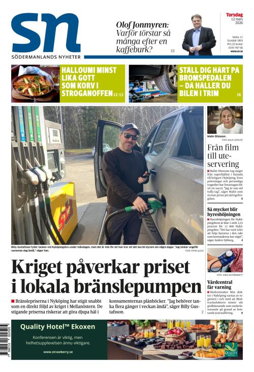 Södermanlands Nyheter 12.3.2026