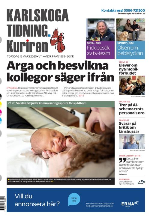 Karlskoga Tidning-Kuriren 12.3.2026