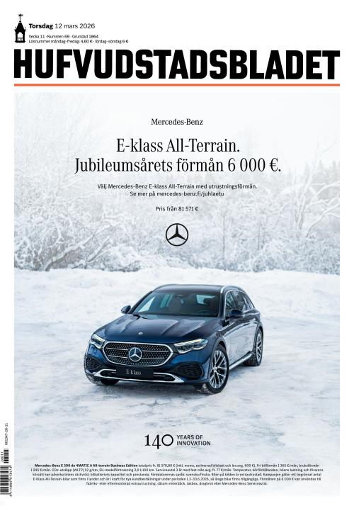 Hufvudstadsbladet 12.3.2026