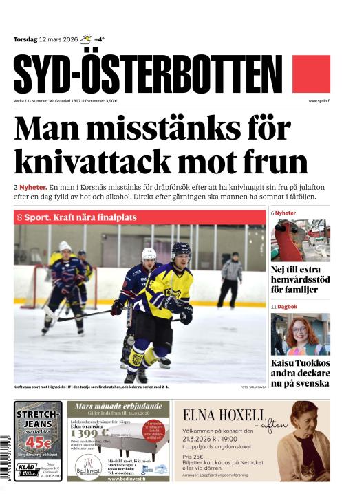 Syd-Österbotten 12.3.2026