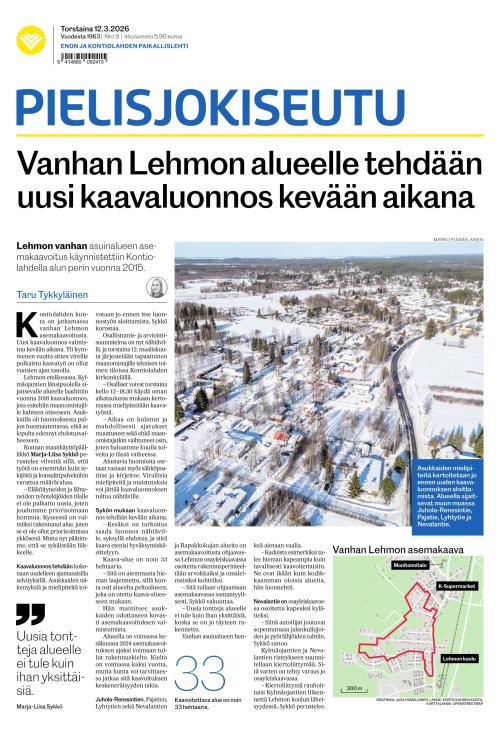 Pielisjokiseutu 12.3.2026