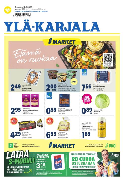 Ylä-Karjala 12.3.2026