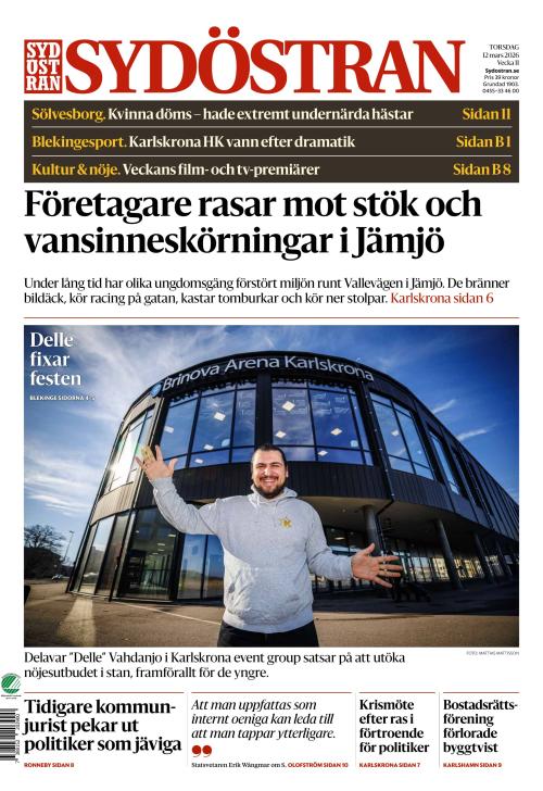 Sydöstran 12.3.2026