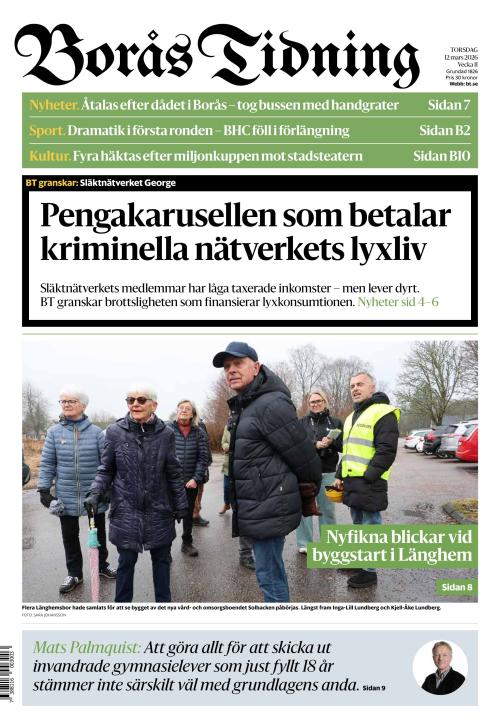 Borås Tidning 12.3.2026