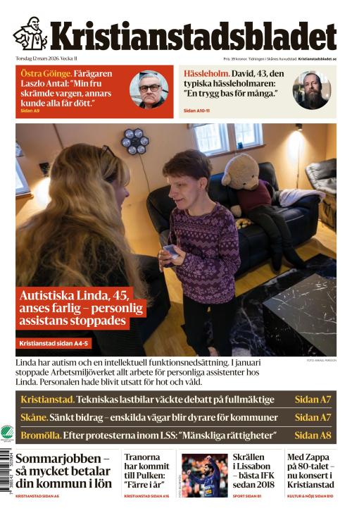 Kristianstadsbladet 12.3.2026