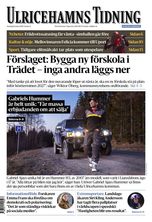 Ulricehamns Tidning 12.3.2026