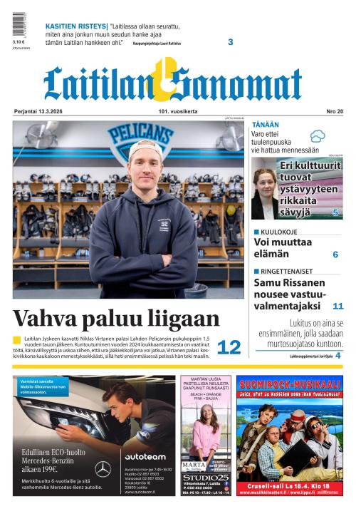 Laitilan Sanomat 13.3.2026