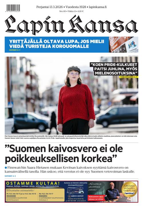 Lapin Kansa 13.3.2026