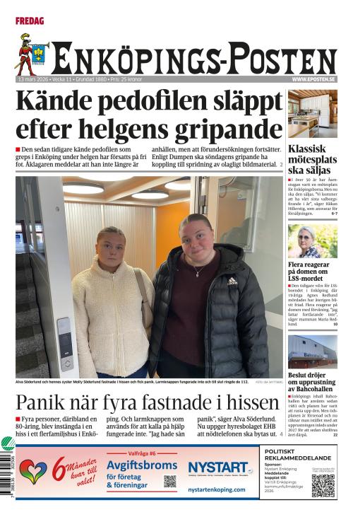 Enköpings-Posten 13.3.2026