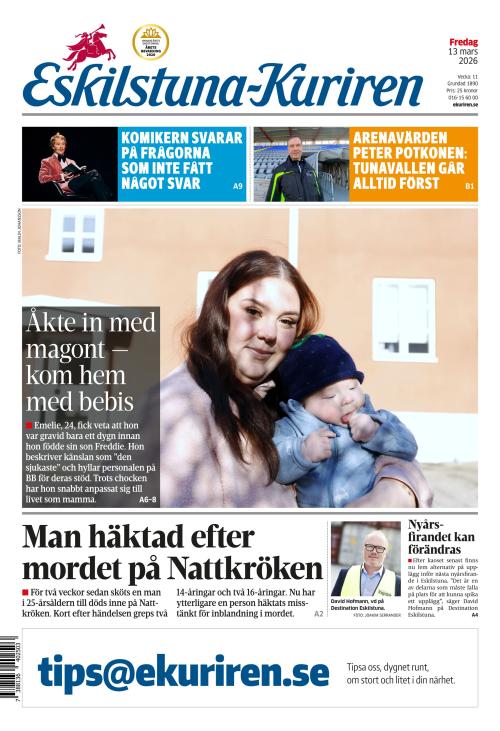 Eskilstuna-Kuriren 13.3.2026