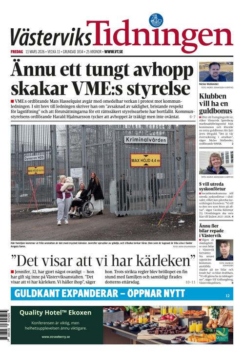 Västerviks-Tidningen 13.3.2026