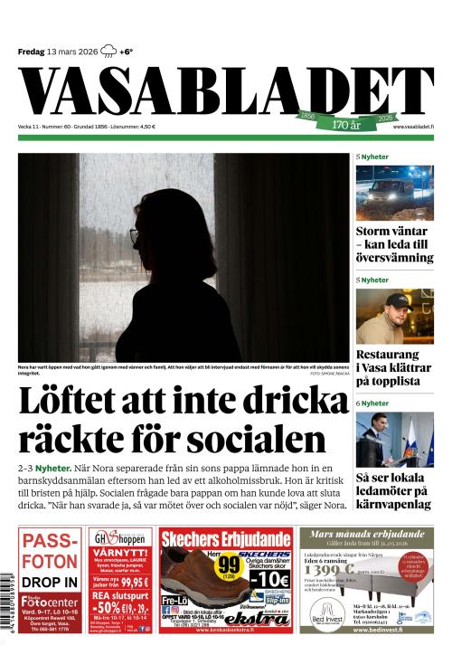 Vasabladet 13.3.2026