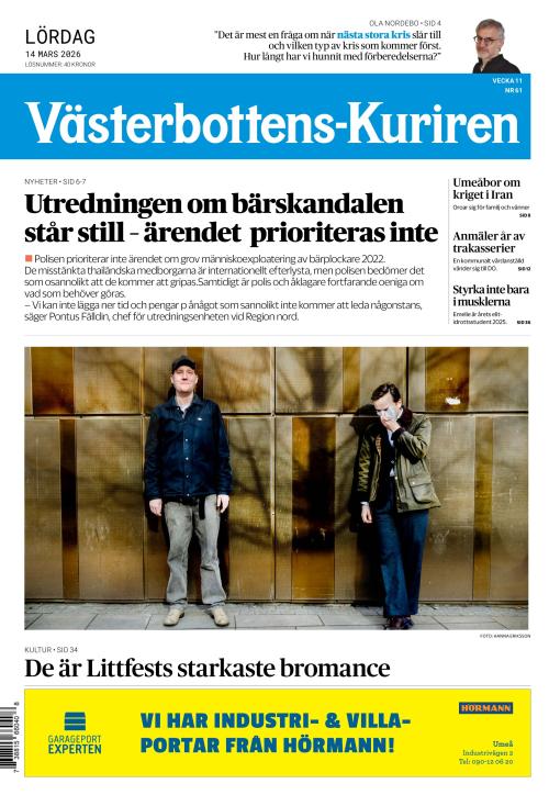 Västerbottens-Kuriren (SE) 14.3.2026