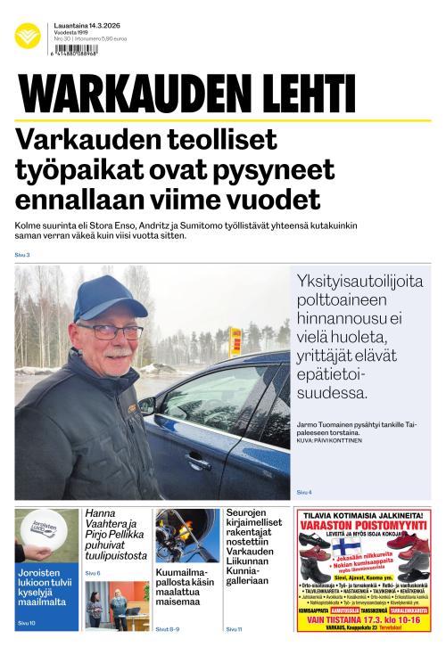 Warkauden Lehti 14.3.2026