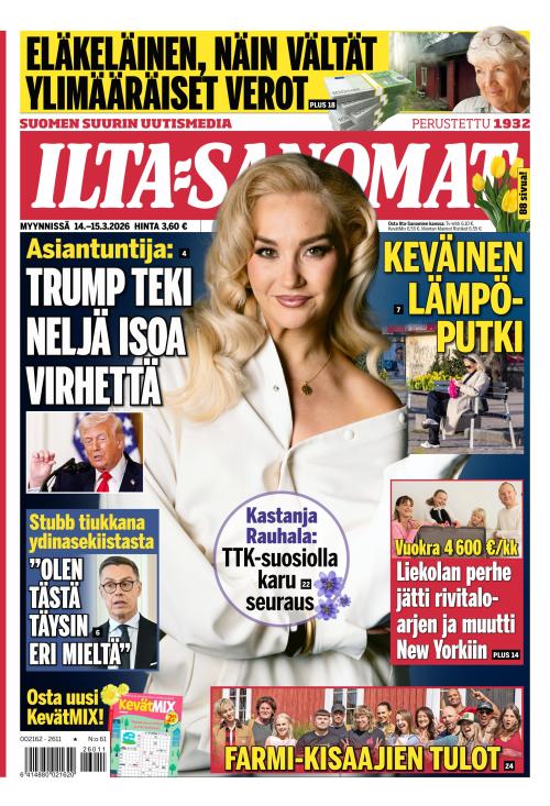 Ilta-Sanomat 14.3.2026