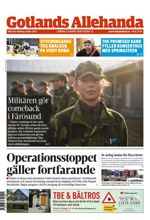 Gotlands Allehanda 14.3.2026