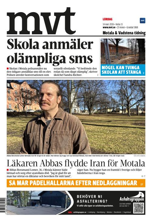 Motala Vadstena Tidning 14.3.2026