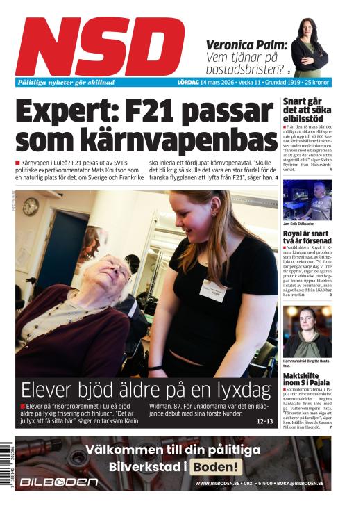 Norrländska Socialdemokraten 14.3.2026