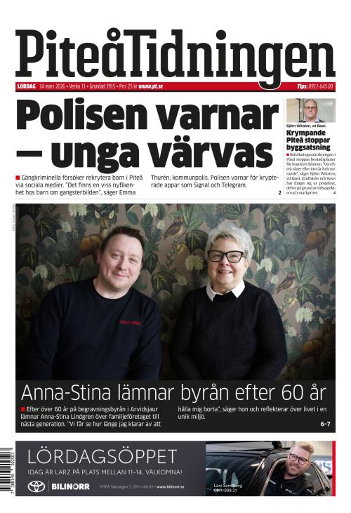 Piteå-Tidningen 14.3.2026