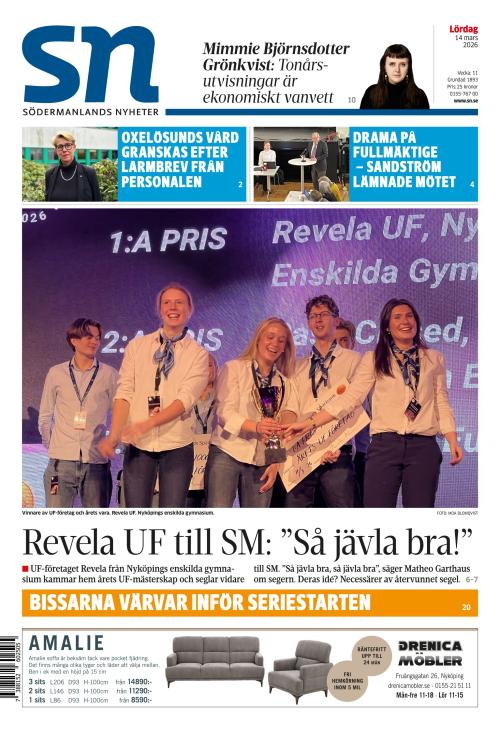 Södermanlands Nyheter 14.3.2026