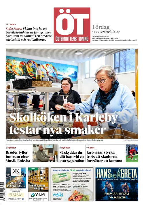 Österbottens Tidning 14.3.2026