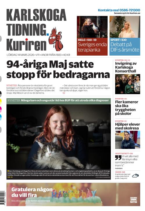Karlskoga Tidning-Kuriren 14.3.2026