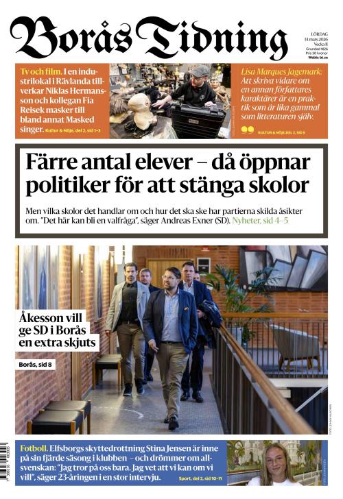Borås Tidning 14.3.2026