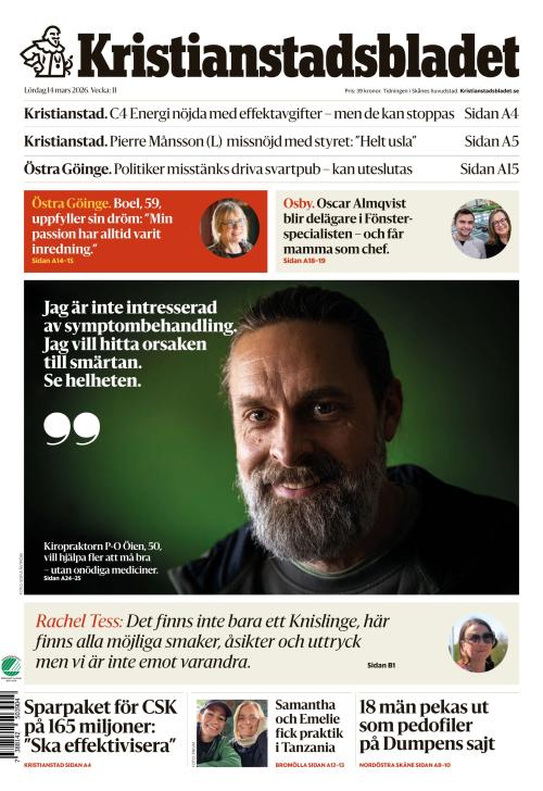 Kristianstadsbladet 14.3.2026