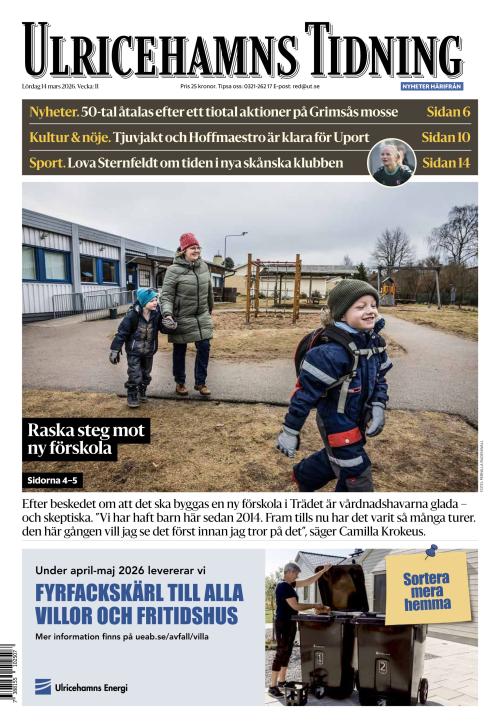Ulricehamns Tidning 14.3.2026