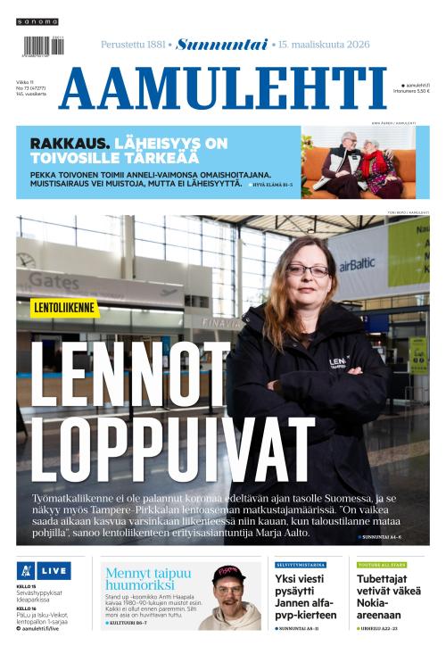 Aamulehti 15.3.2026