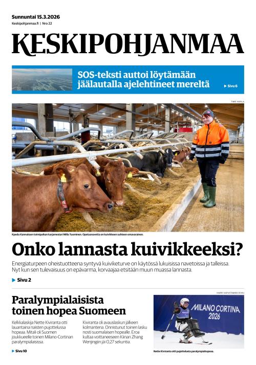 Keskipohjanmaa 15.3.2026