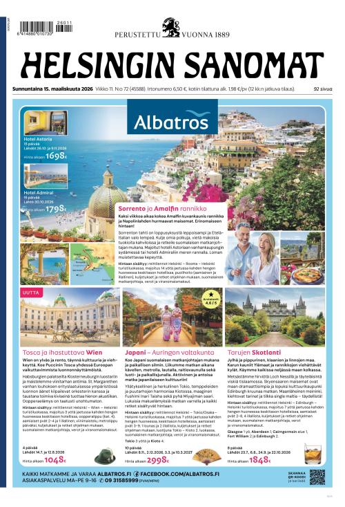 Helsingin Sanomat 15.3.2026