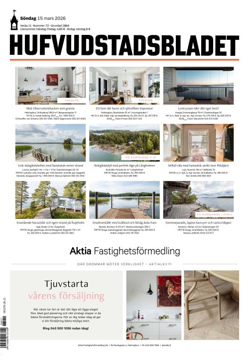 Hufvudstadsbladet 15.3.2026