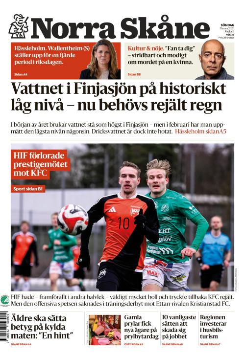 Norra Skåne 15.3.2026