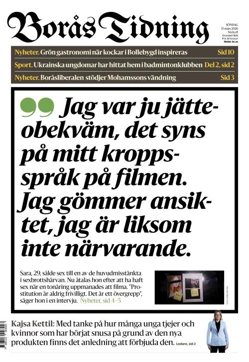 Borås Tidning 15.3.2026
