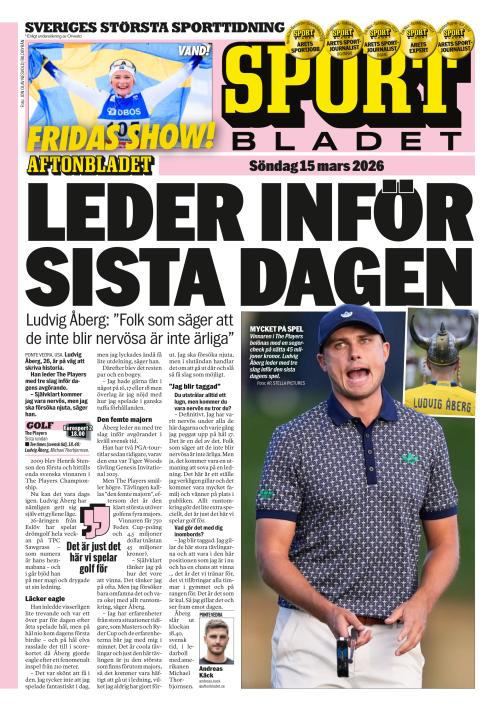 Aftonbladet Sportbladet 15.3.2026