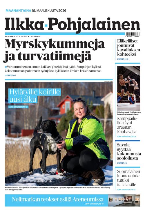 Ilkka-Pohjalainen 16.3.2026