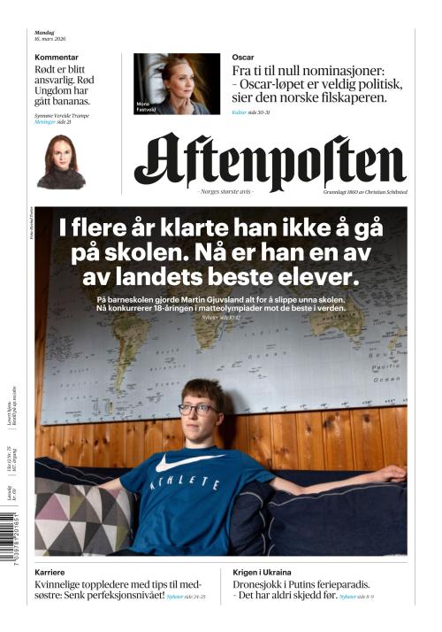Aftenposten 16.3.2026