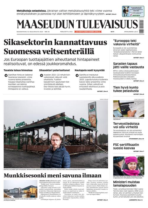 Maaseudun Tulevaisuus 16.3.2026