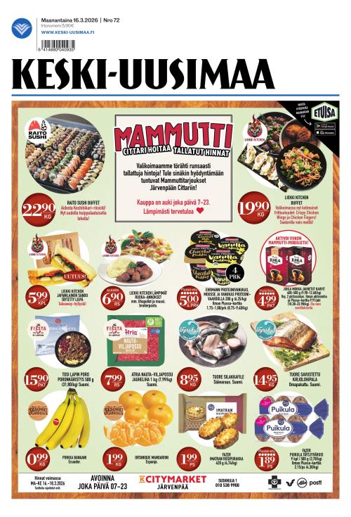 Keski-Uusimaa 16.3.2026