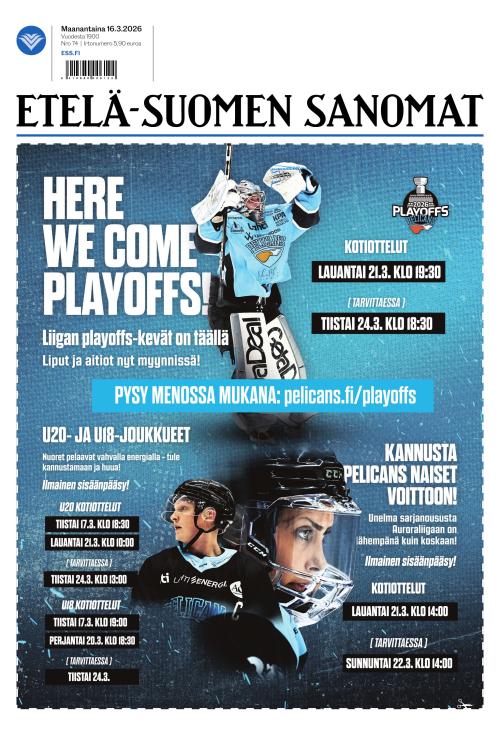 Etelä-Suomen Sanomat 16.3.2026