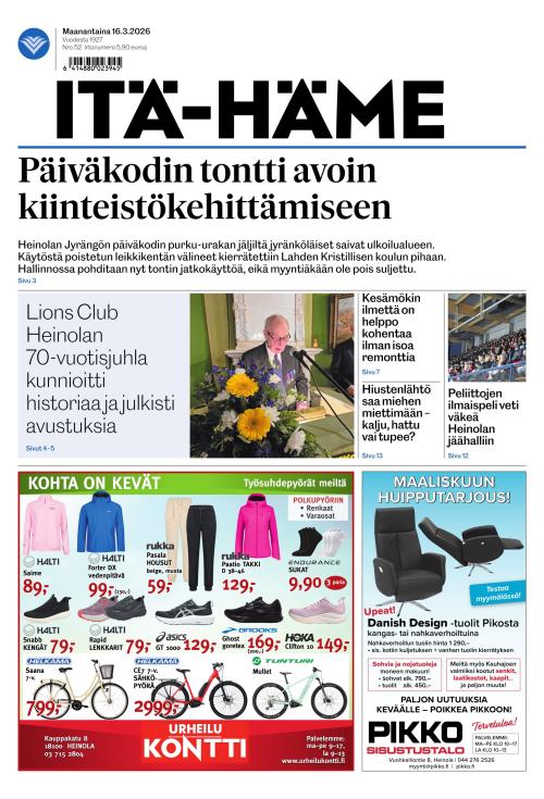 Itä-Häme 16.3.2026