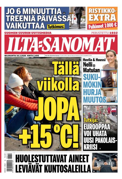 Ilta-Sanomat 16.3.2026