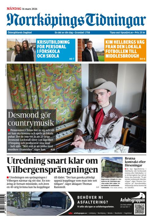 Norrköpings Tidningar 16.3.2026