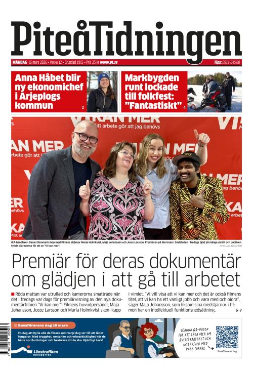 Piteå-Tidningen 16.3.2026