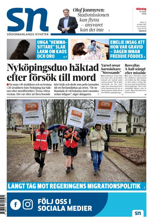 Södermanlands Nyheter 16.3.2026